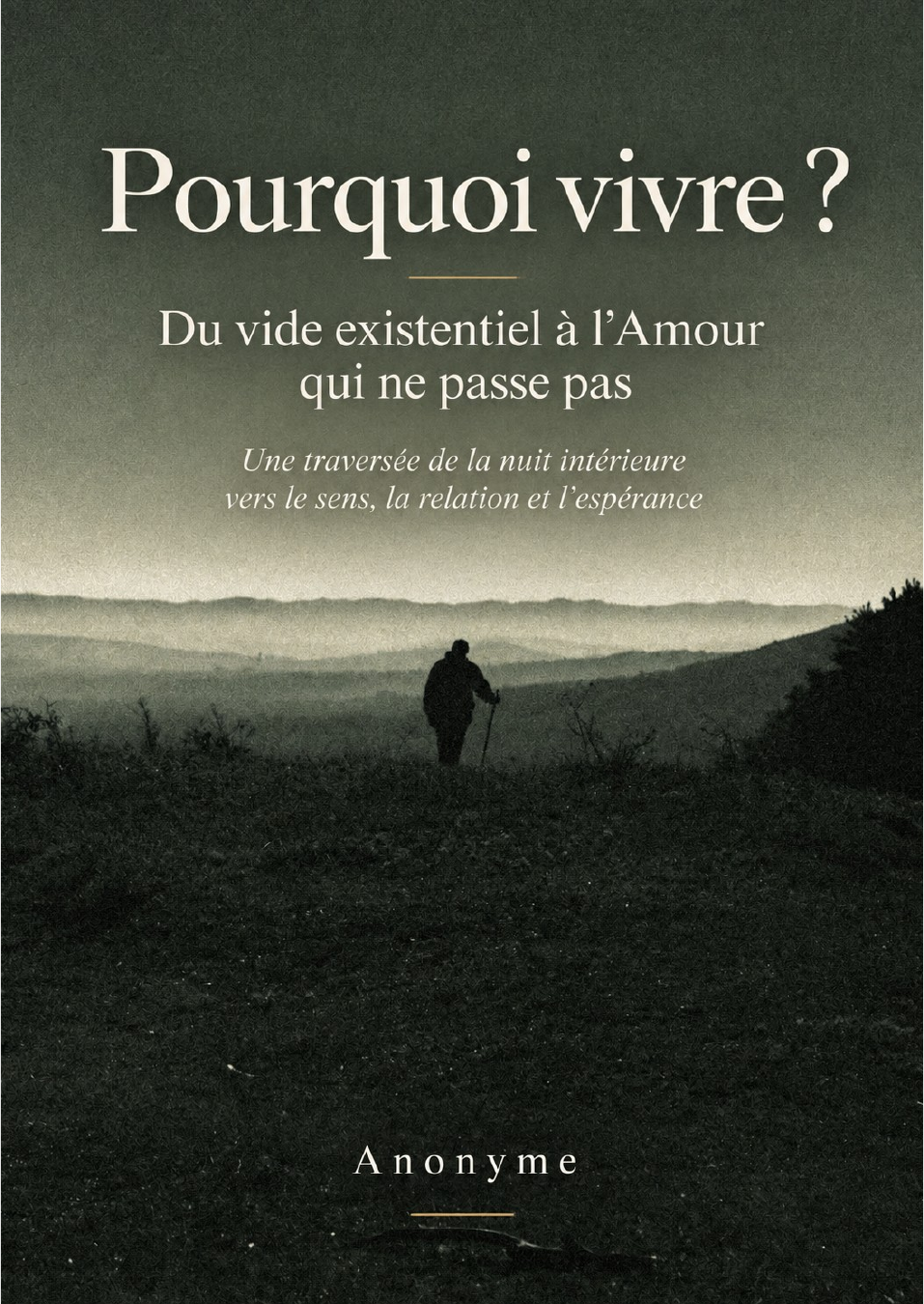 Couverture du livre Pourquoi vivre ?